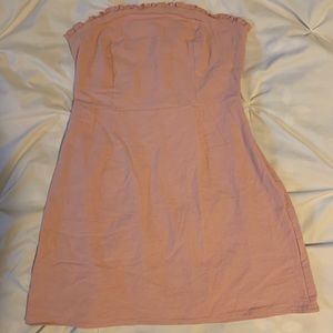 cute pink mini dress
